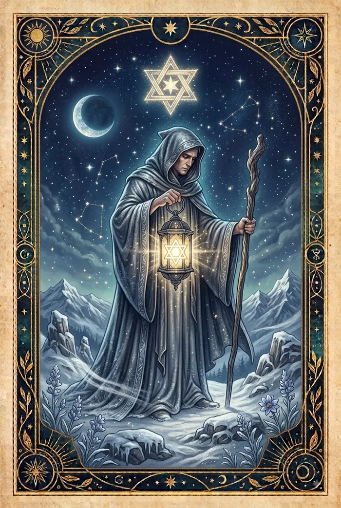 El Ermitaño — carta del Tarot