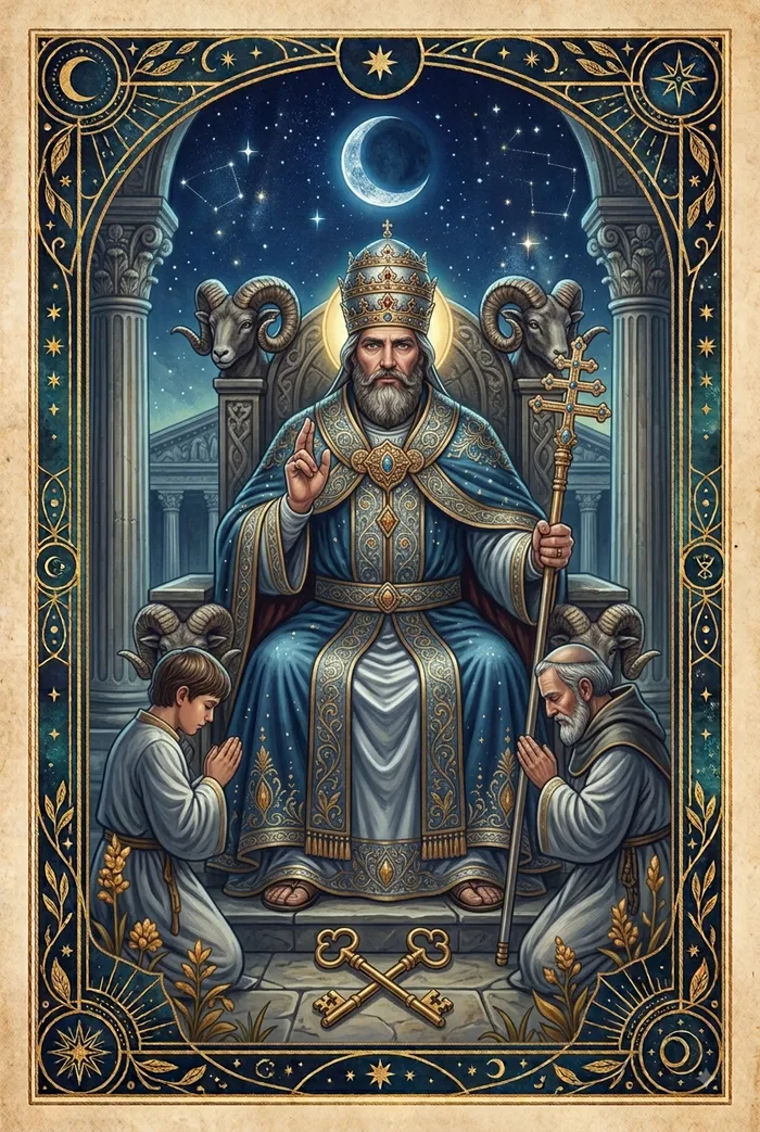 El Hierofante — carta del Tarot