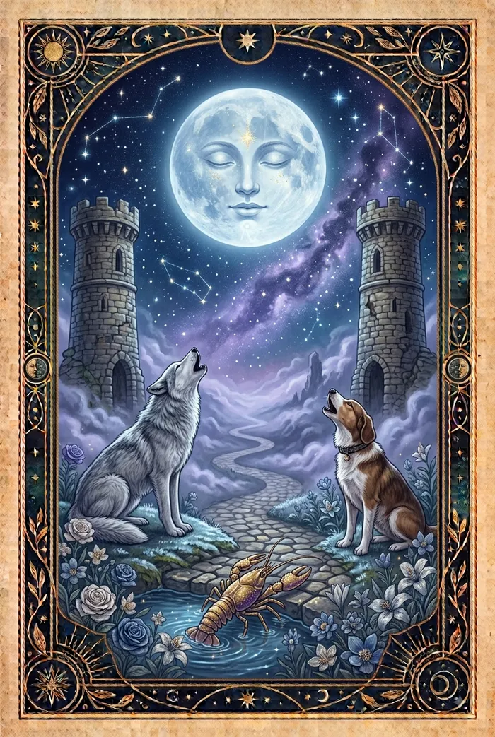 La Luna — carta del Tarot
