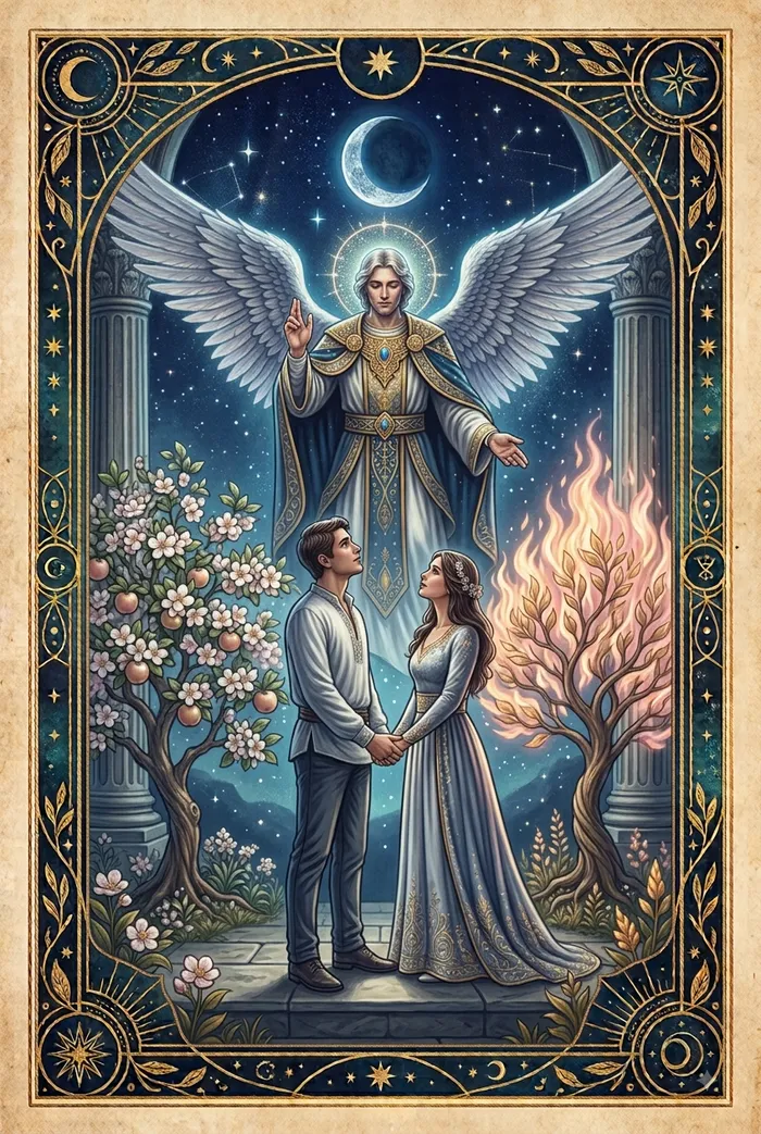 Los Enamorados — carta del Tarot