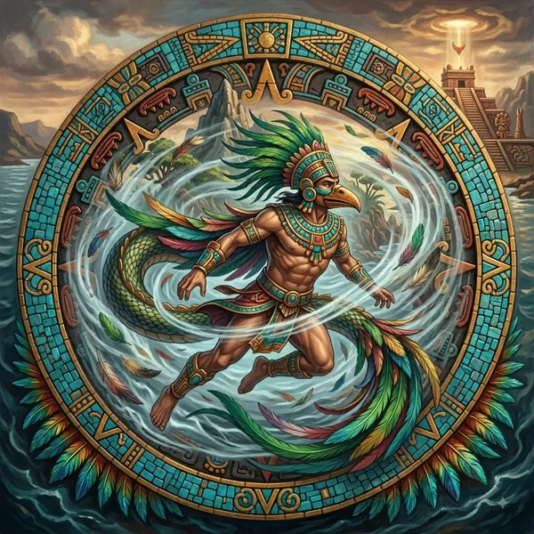 Ilustración de Ehécatl