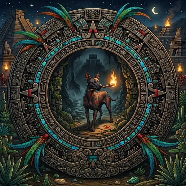 Ilustración de Itzcuintli