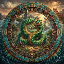 Ilustración de Cóatl