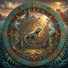Ilustración de Cuetzpalin