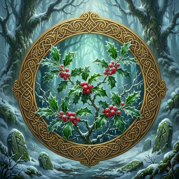 Ilustración de Acebo