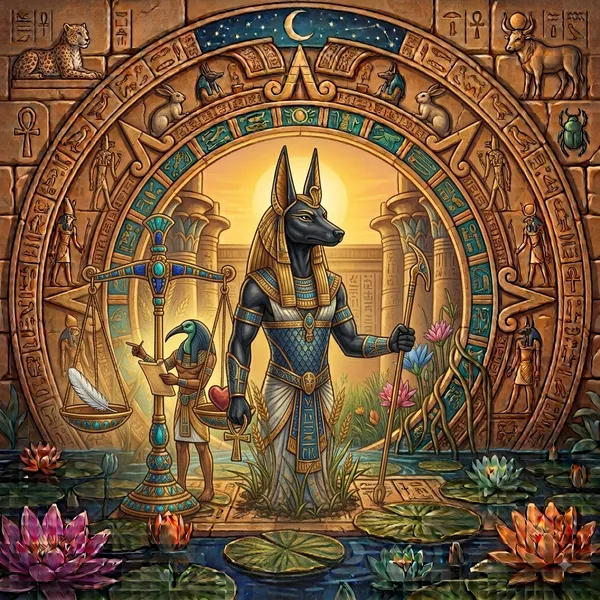 Ilustración de Anubis