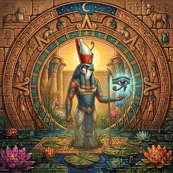 Ilustración de Horus
