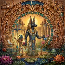 Ilustración de Anubis