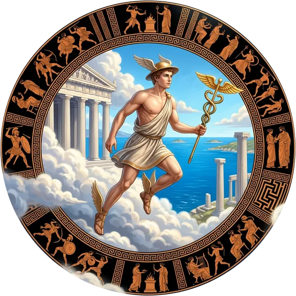 Ilustración de Hermes