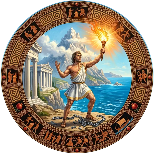 Ilustración de Prometeo