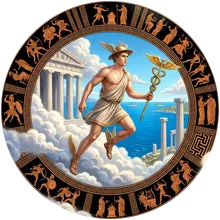 Ilustración de Hermes