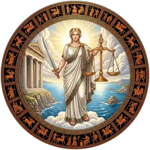 Ilustración de Temis