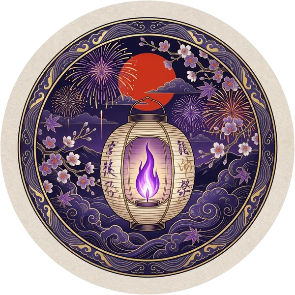Ilustración de 9 · Fuego Púrpura